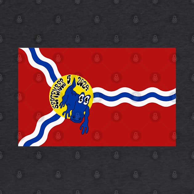 King Gizzard and the Lizard Wizard - St Louis Flag September 5, 2024 by skauff